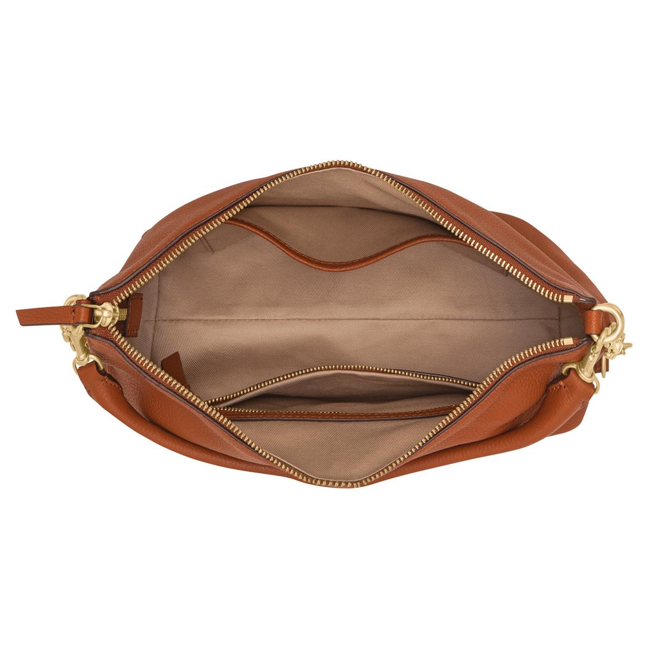 Oroton lilly zip top hobo