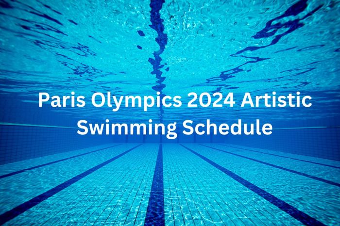 Artistic swimming paris 2024